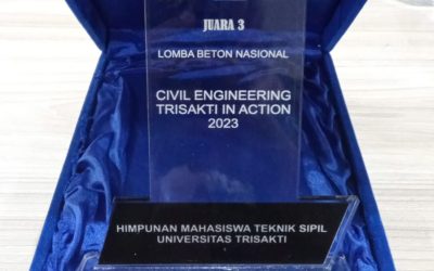 A Civil Engineering Student from UNDIP Achieves 3rd Place in a National-Level Concrete Competition at Trisakti University
