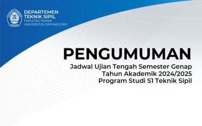 Jadwal Ujian Tengah Semester Genap Tahun Akademik 2024/2025 Program Studi S1